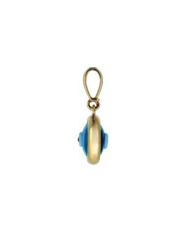 9CT Y/G DOUBLE SIDED E.EYE 6mm